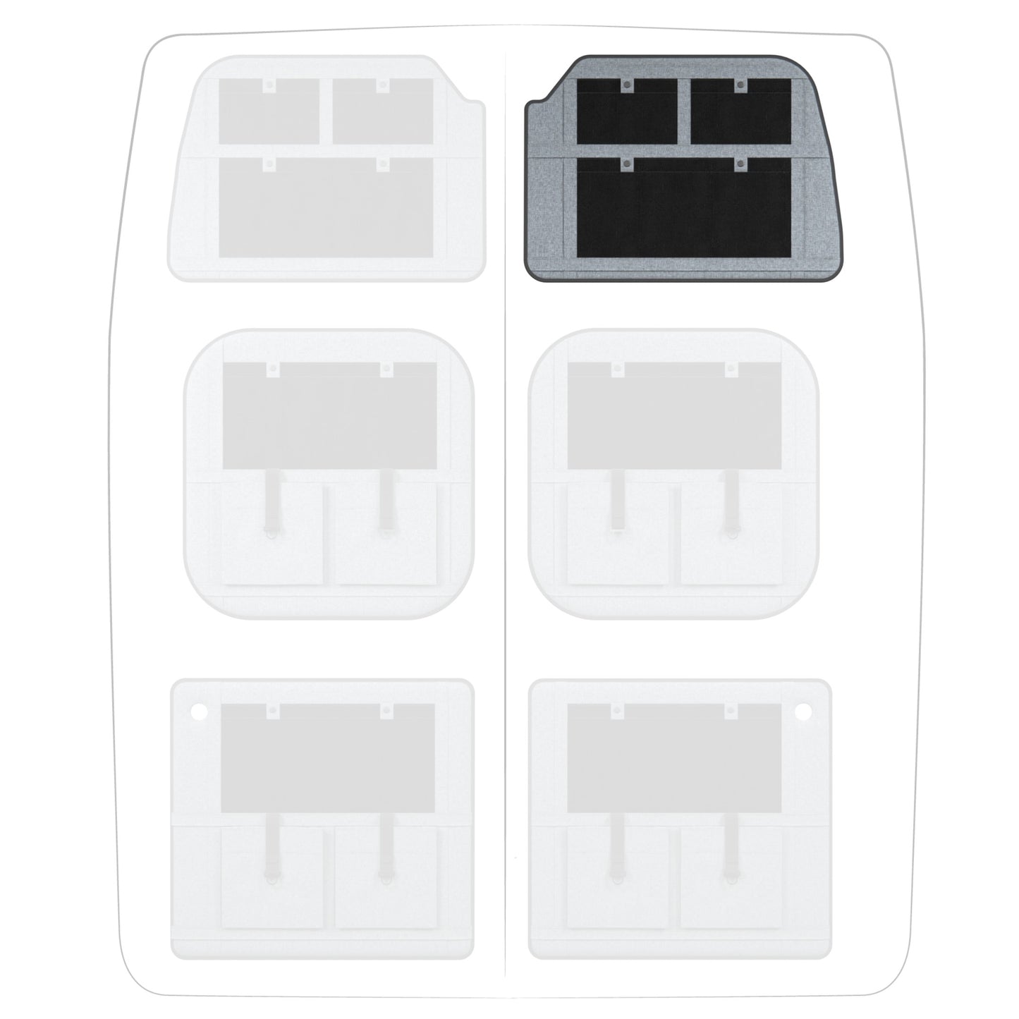 Moon Organizer Citroen Jumper II / Fiat Ducato III / Opel Movano III / RAM ProMaster / Peugeot Boxer II / Toyota ProAce Max