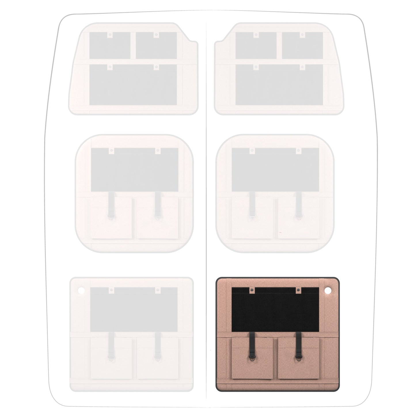 Moon Organizer Citroen Jumper II / Fiat Ducato III / Opel Movano III / RAM ProMaster / Peugeot Boxer II / Toyota ProAce Max