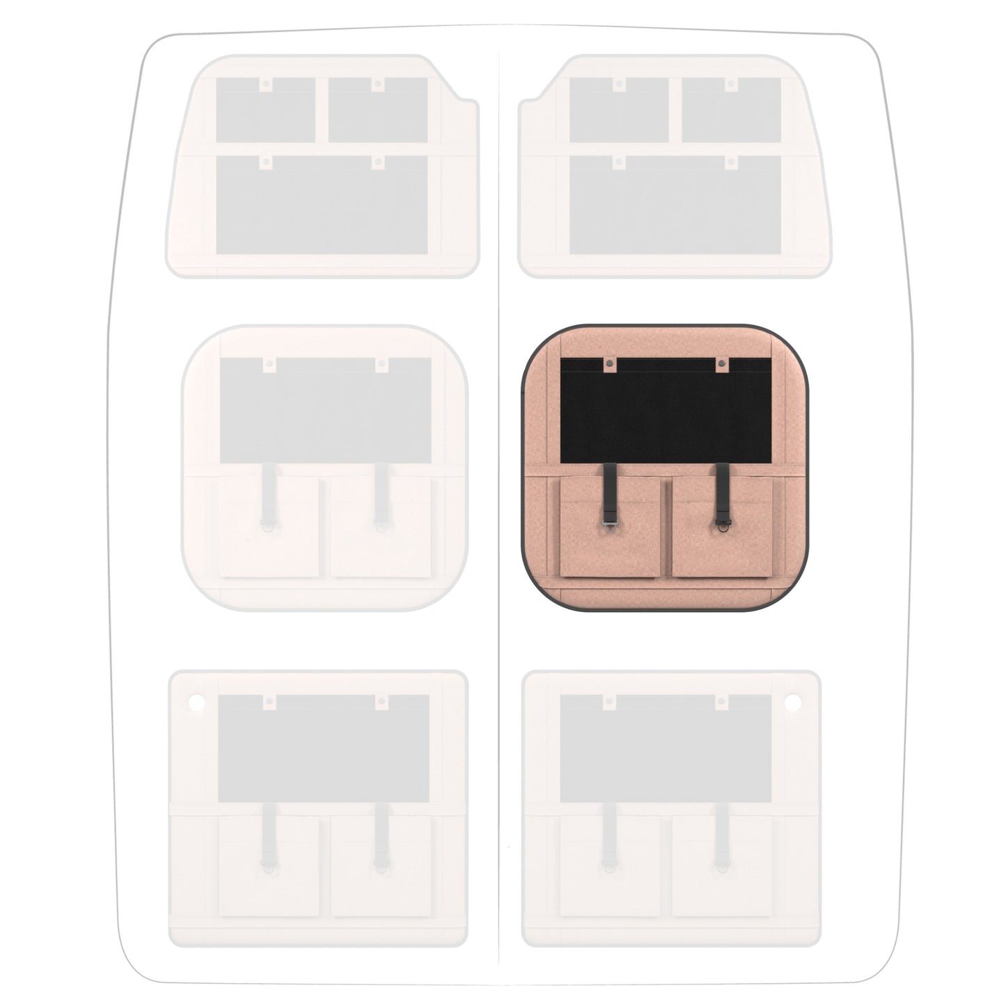 Moon Organizer Citroen Jumper II / Fiat Ducato III / Opel Movano III / RAM ProMaster / Peugeot Boxer II / Toyota ProAce Max