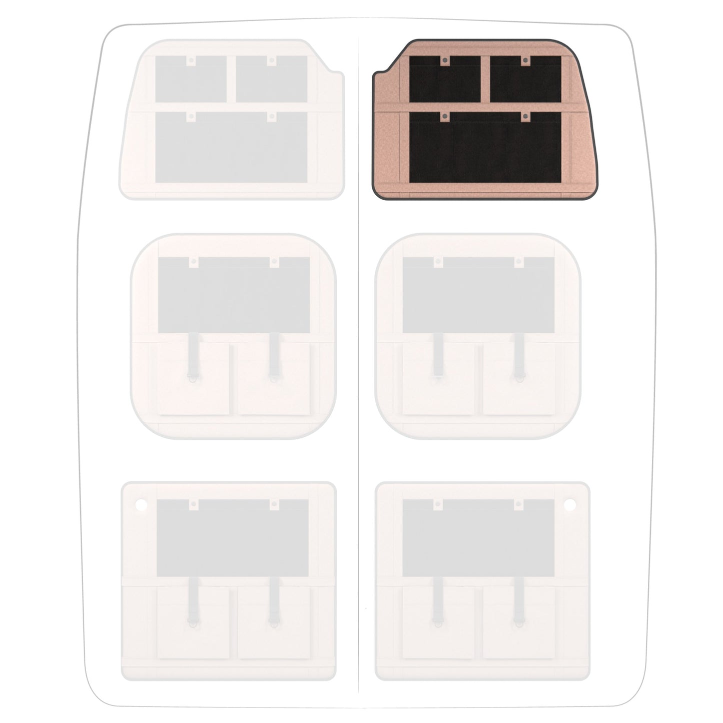 Moon Organizer Citroen Jumper II / Fiat Ducato III / Opel Movano III / RAM ProMaster / Peugeot Boxer II / Toyota ProAce Max