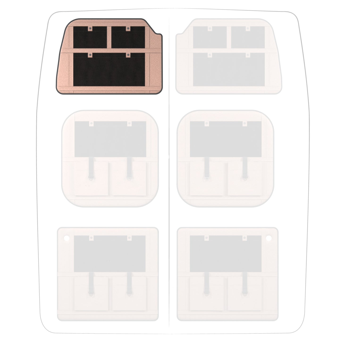 Moon Organizer Citroen Jumper II / Fiat Ducato III / Opel Movano III / RAM ProMaster / Peugeot Boxer II / Toyota ProAce Max