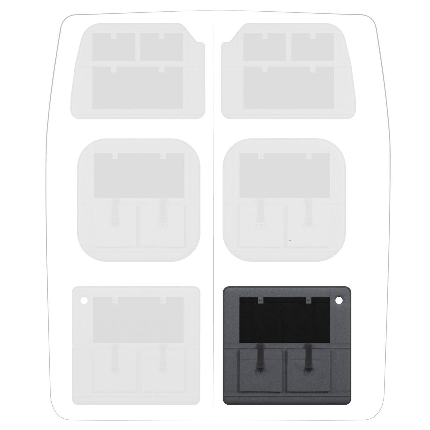 Moon Organizer Citroen Jumper II / Fiat Ducato III / Opel Movano III / RAM ProMaster / Peugeot Boxer II / Toyota ProAce Max