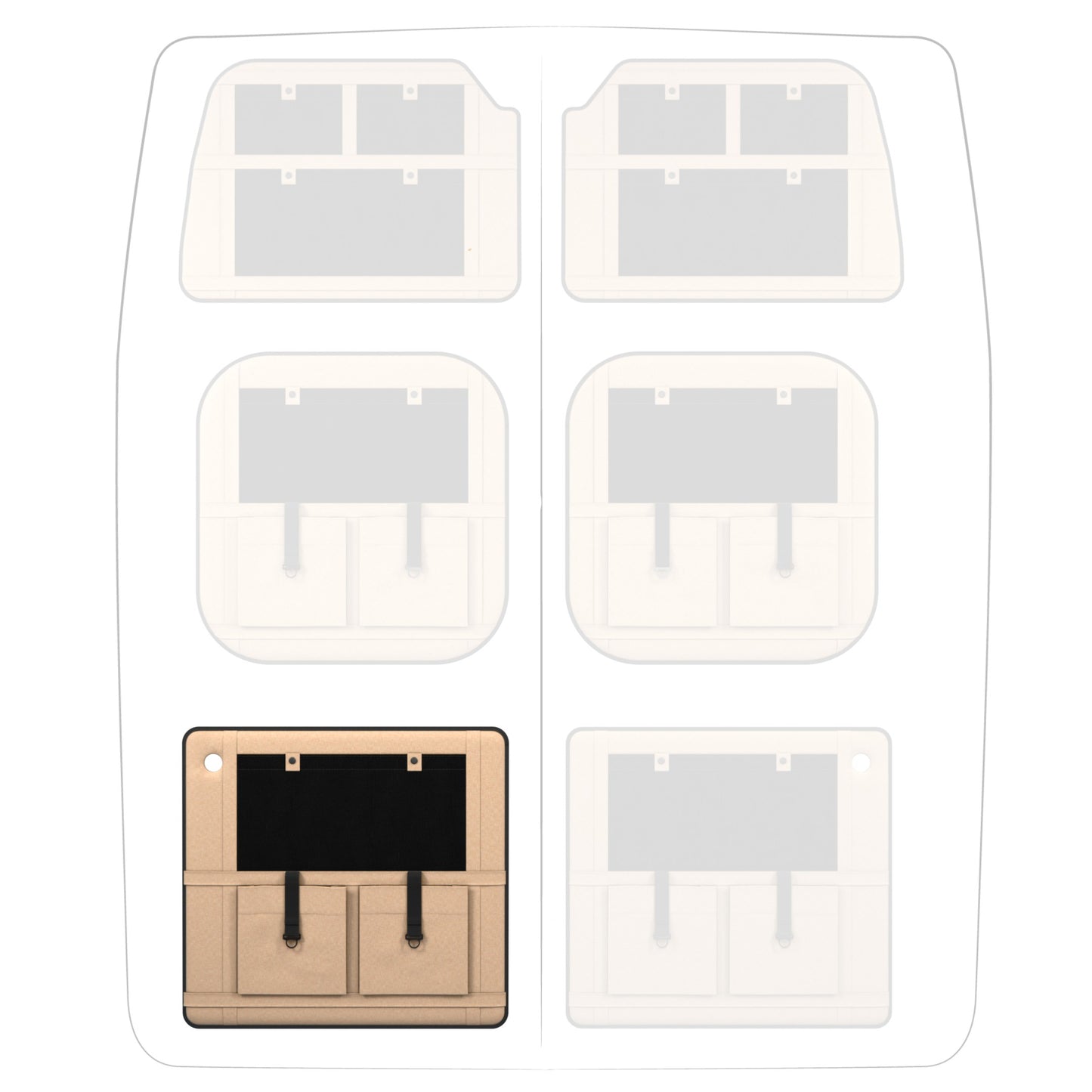 Moon Organizer Citroen Jumper II / Fiat Ducato III / Opel Movano III / RAM ProMaster / Peugeot Boxer II / Toyota ProAce Max