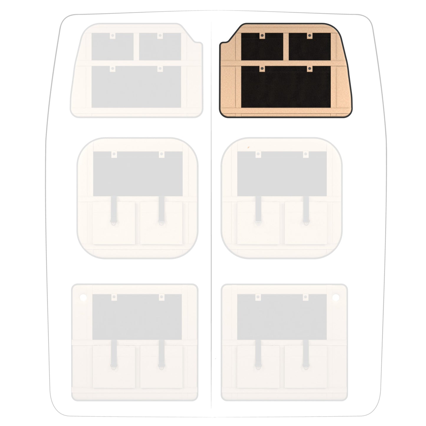Moon Organizer Citroen Jumper II / Fiat Ducato III / Opel Movano III / RAM ProMaster / Peugeot Boxer II / Toyota ProAce Max