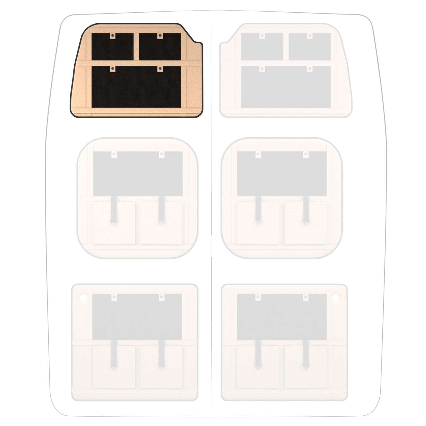Moon Organizer Citroen Jumper II / Fiat Ducato III / Opel Movano III / RAM ProMaster / Peugeot Boxer II / Toyota ProAce Max
