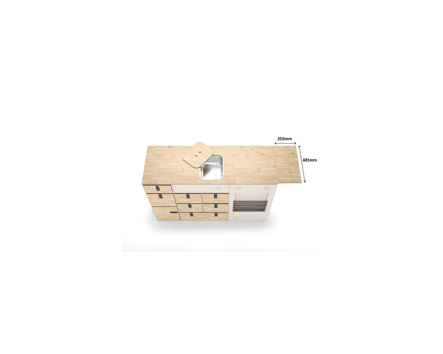Countertop for Moon Kitchen Model 1