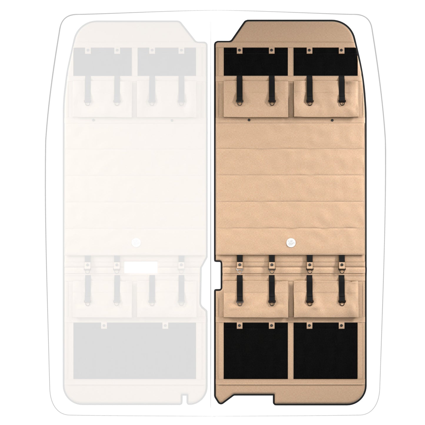 Moon Organizer Citroen Jumper II / Fiat Ducato III / Opel Movano III / RAM ProMaster / Peugeot Boxer II / Toyota ProAce Max