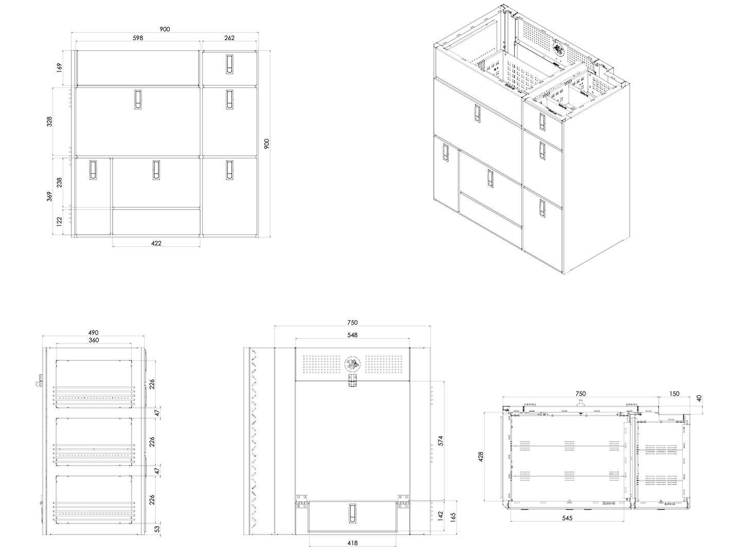 Moon Kitchen Solid Model 30