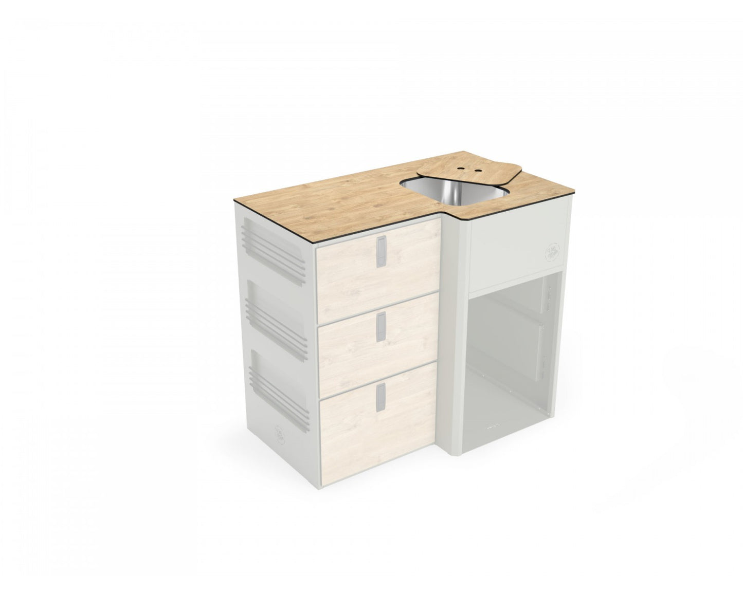 Countertop for Moon Kitchen Solid Model 32