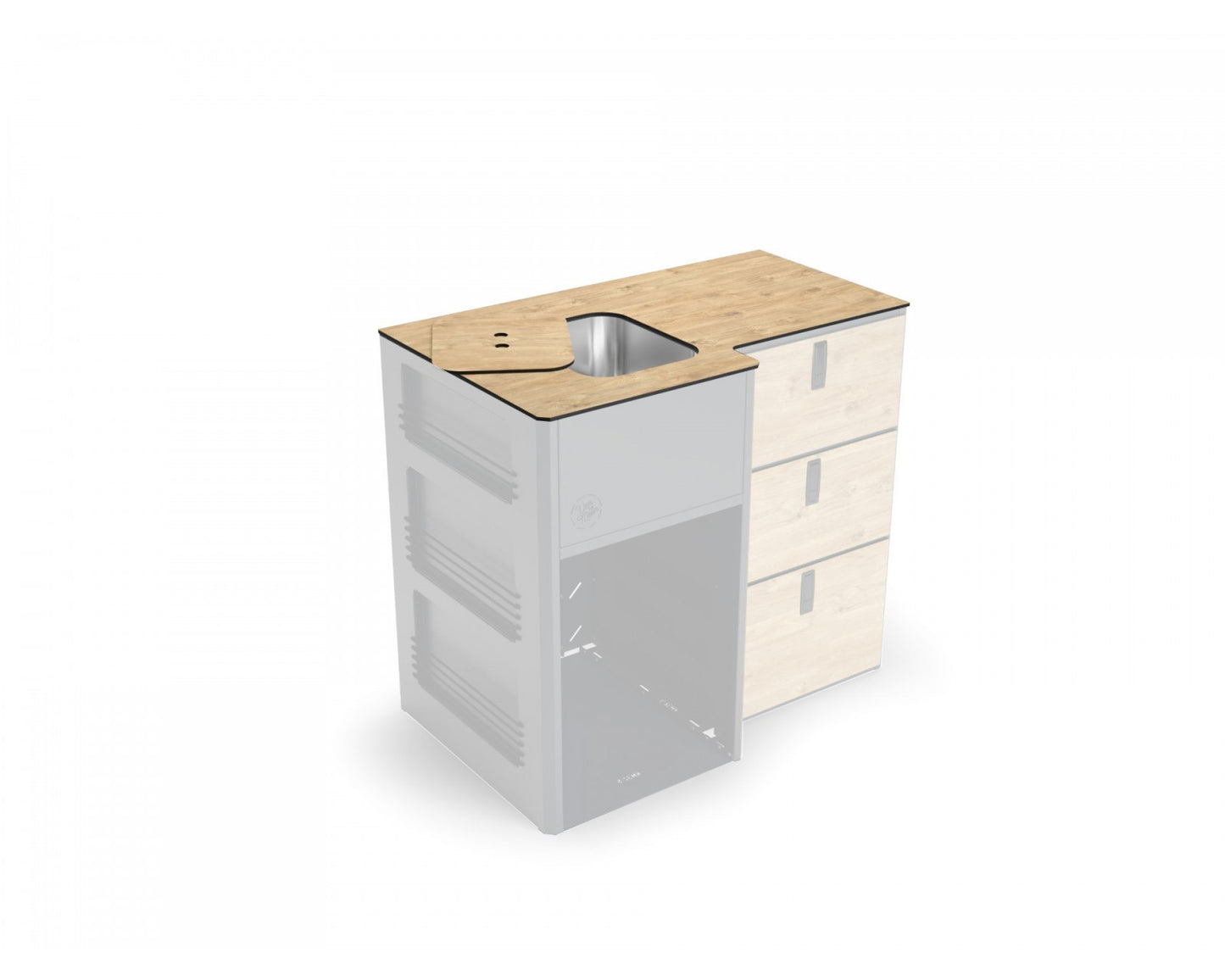 Countertop for Moon Kitchen Solid Model 32