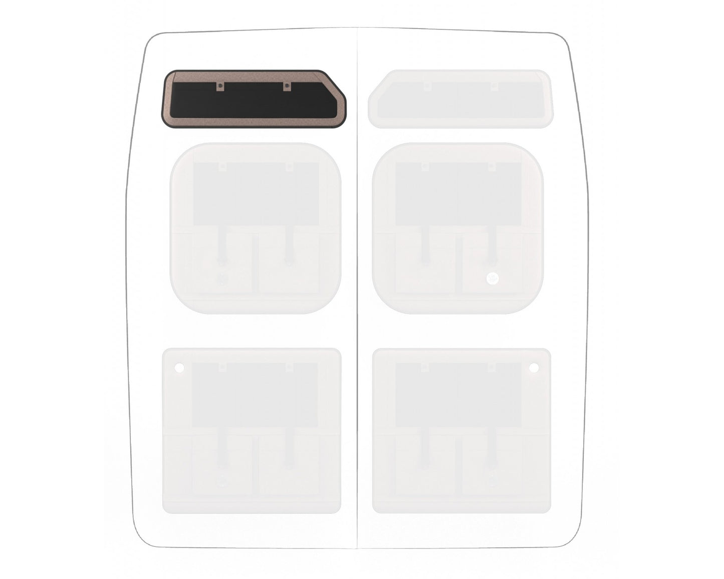 Moon Organizer Citroen Jumper II / Fiat Ducato III / Opel Movano III / RAM ProMaster / Peugeot Boxer II / Toyota ProAce Max