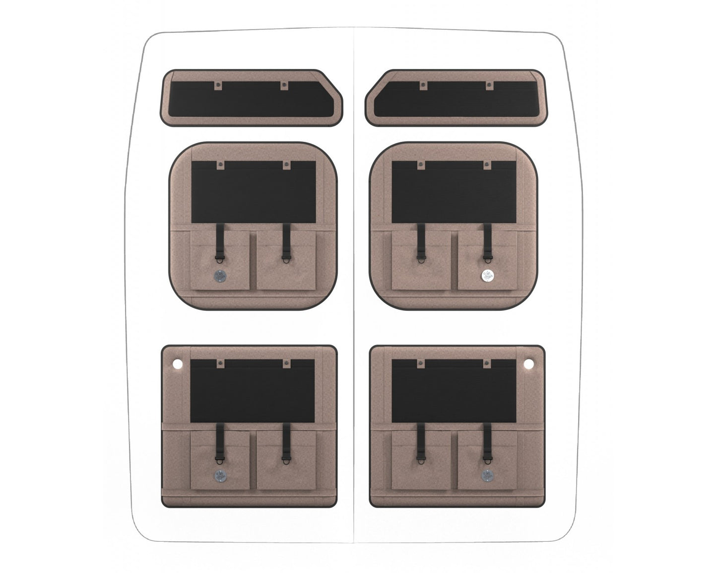 Moon Organizer Citroen Jumper II / Fiat Ducato III / Opel Movano III / RAM ProMaster / Peugeot Boxer II / Toyota ProAce Max