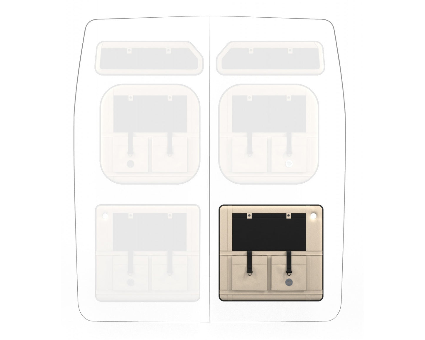 Moon Organizer Citroen Jumper II / Fiat Ducato III / Opel Movano III / RAM ProMaster / Peugeot Boxer II / Toyota ProAce Max