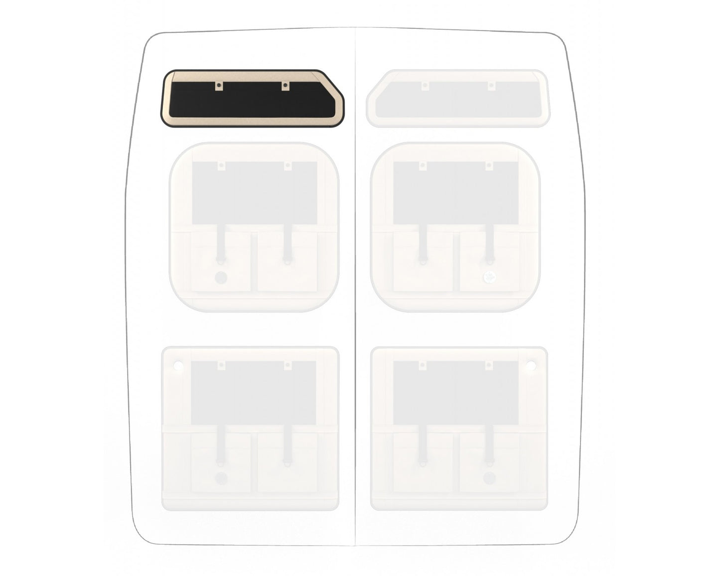 Moon Organizer Citroen Jumper II / Fiat Ducato III / Opel Movano III / RAM ProMaster / Peugeot Boxer II / Toyota ProAce Max