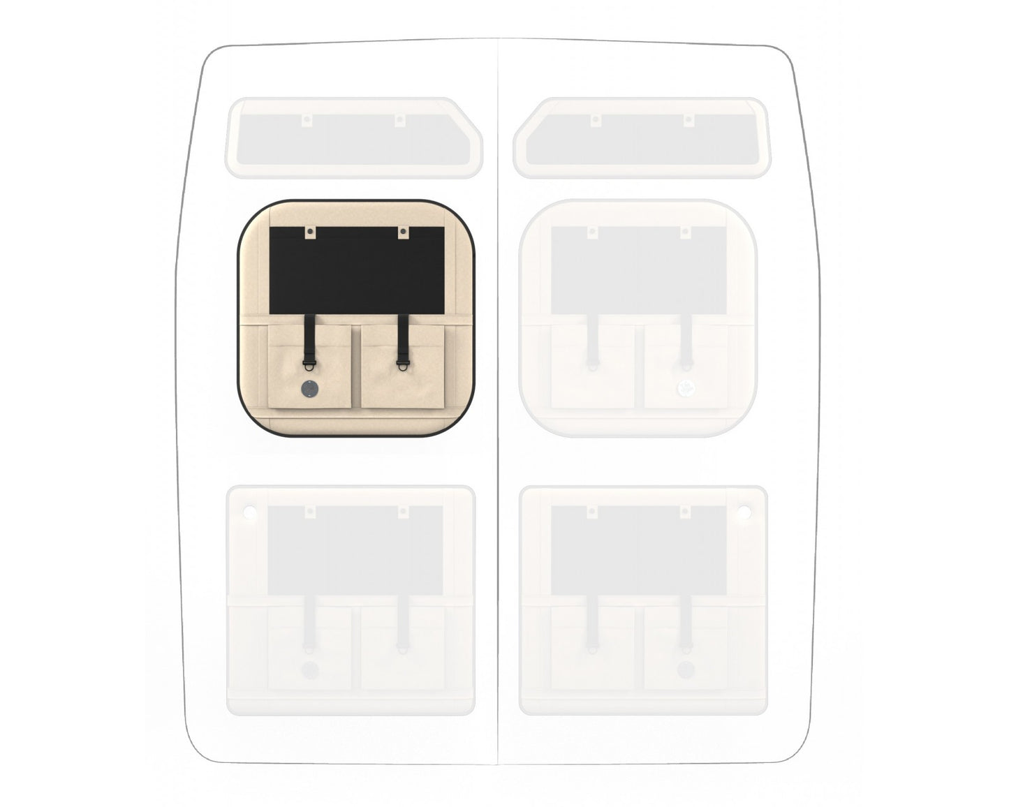 Moon Organizer Citroen Jumper II / Fiat Ducato III / Opel Movano III / RAM ProMaster / Peugeot Boxer II / Toyota ProAce Max
