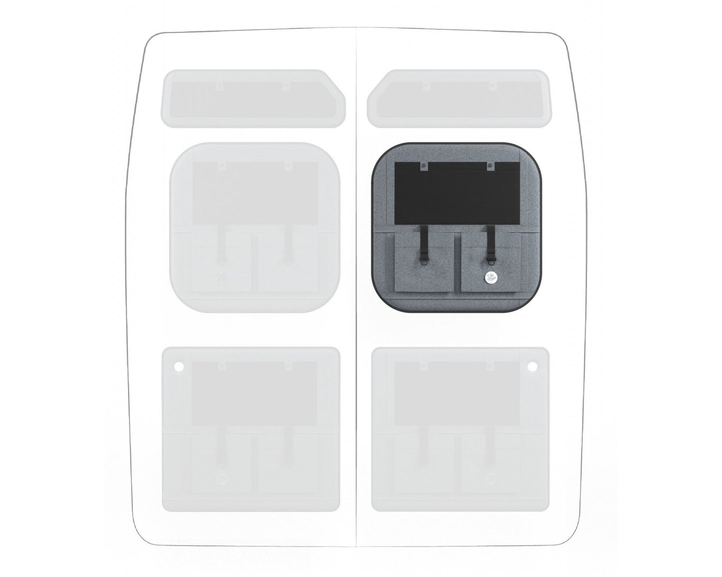 Moon Organizer Citroen Jumper II / Fiat Ducato III / Opel Movano III / RAM ProMaster / Peugeot Boxer II / Toyota ProAce Max