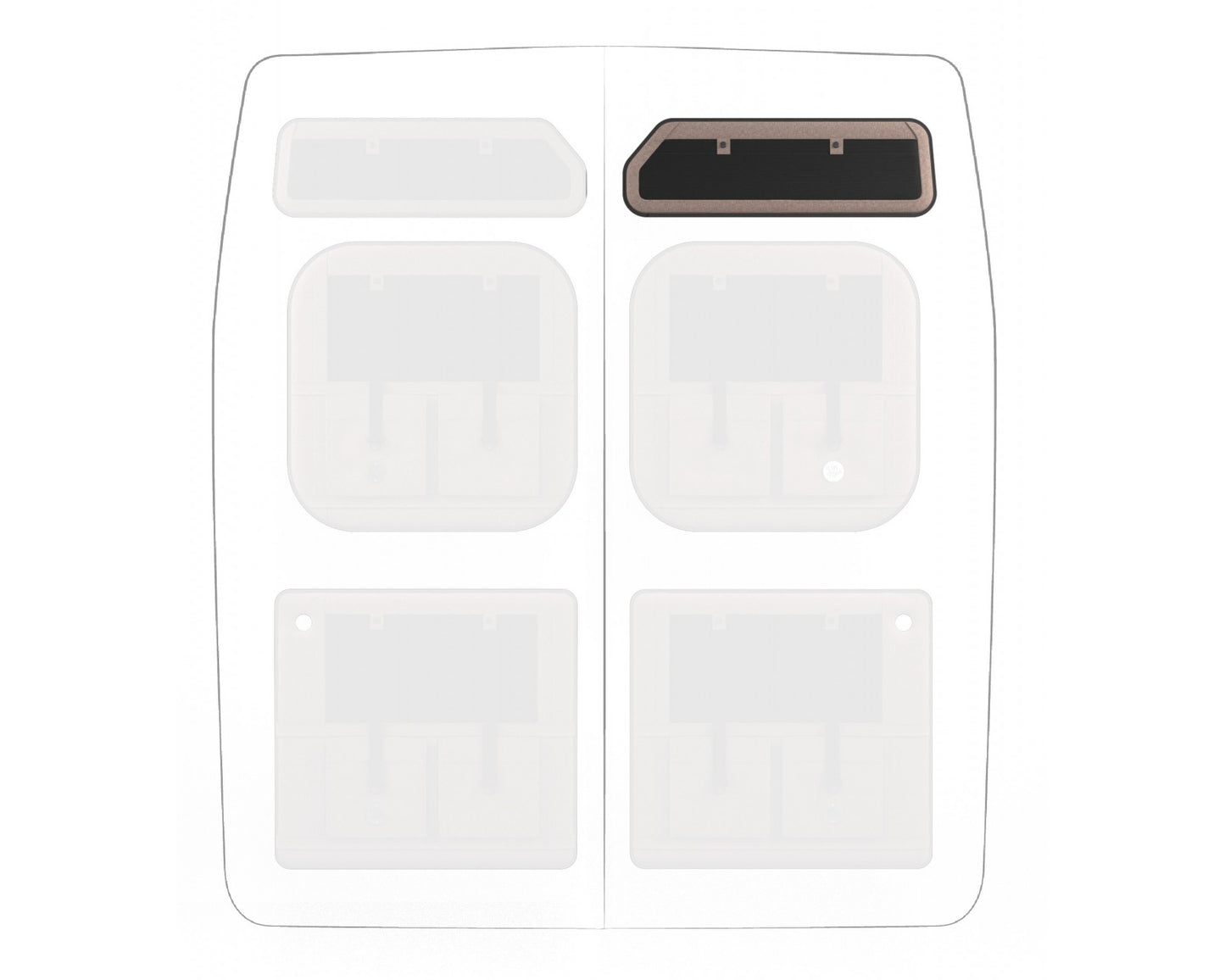 Moon Organizer Citroen Jumper II / Fiat Ducato III / Opel Movano III / RAM ProMaster / Peugeot Boxer II / Toyota ProAce Max