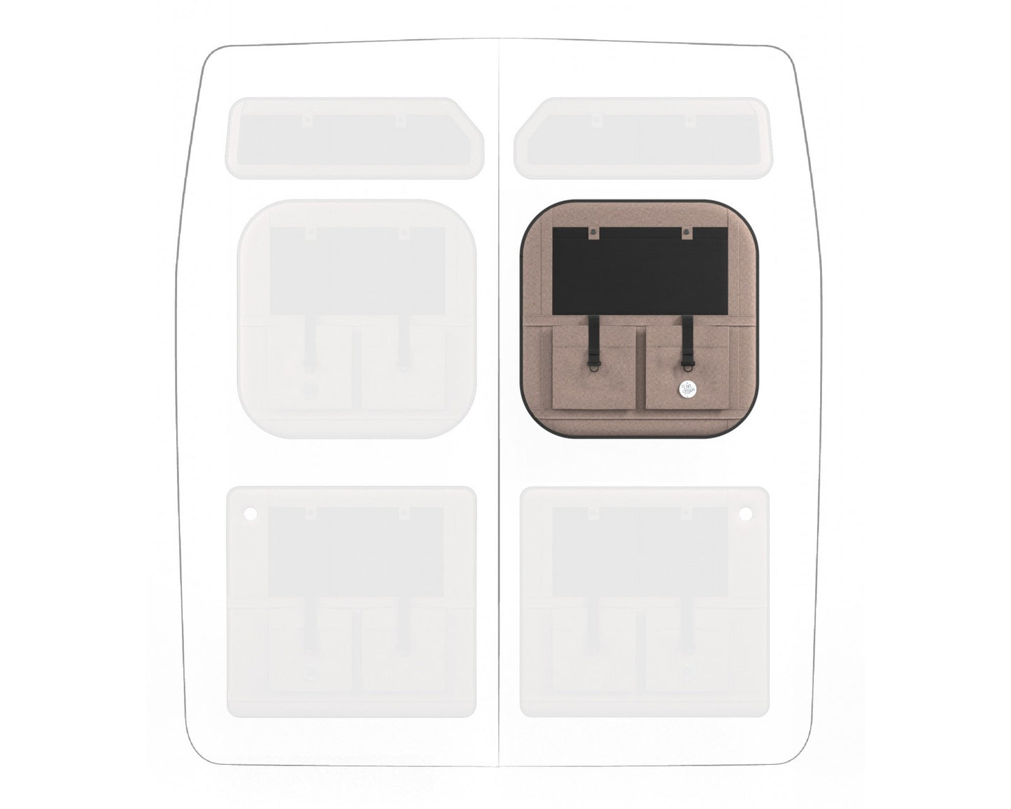 Moon Organizer Citroen Jumper II / Fiat Ducato III / Opel Movano III / RAM ProMaster / Peugeot Boxer II / Toyota ProAce Max