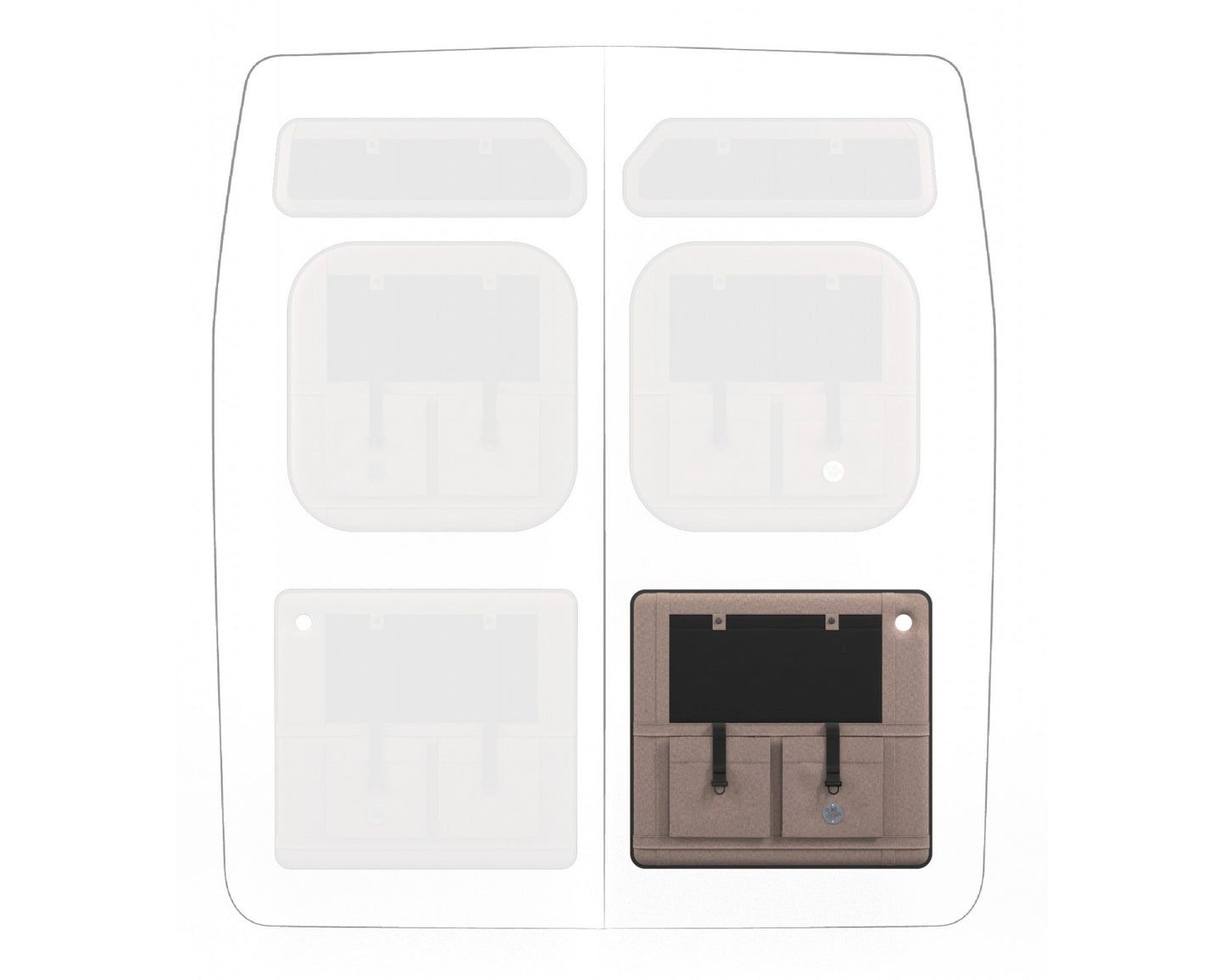 Moon Organizer Citroen Jumper II / Fiat Ducato III / Opel Movano III / RAM ProMaster / Peugeot Boxer II / Toyota ProAce Max