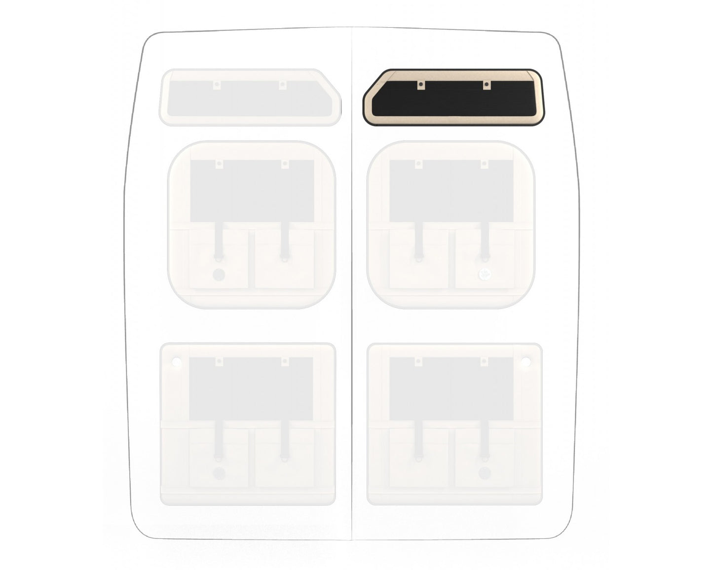 Moon Organizer Citroen Jumper II / Fiat Ducato III / Opel Movano III / RAM ProMaster / Peugeot Boxer II / Toyota ProAce Max