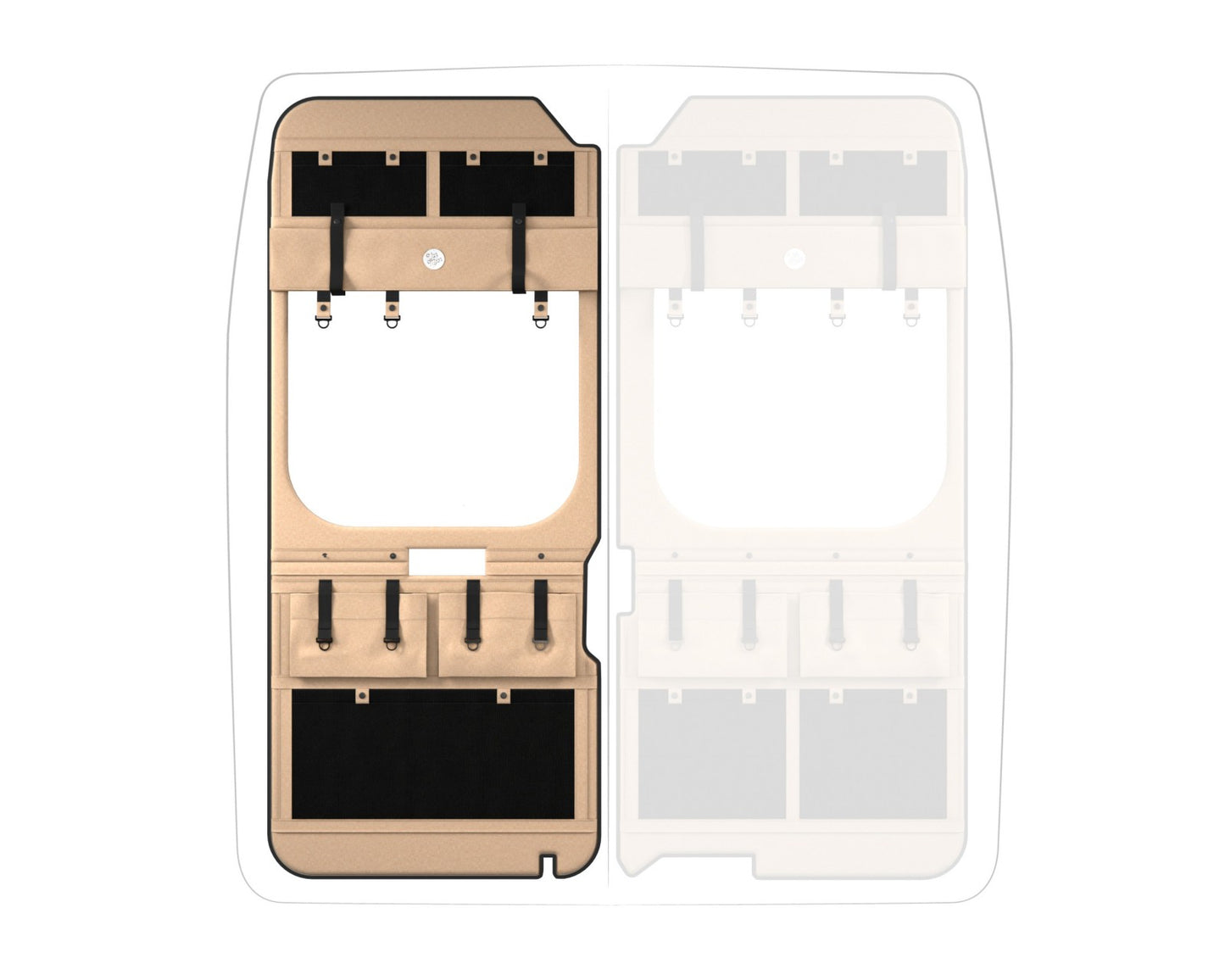 Moon Organizer Citroen Jumper II / Fiat Ducato III / Opel Movano III / RAM ProMaster / Peugeot Boxer II / Toyota ProAce Max