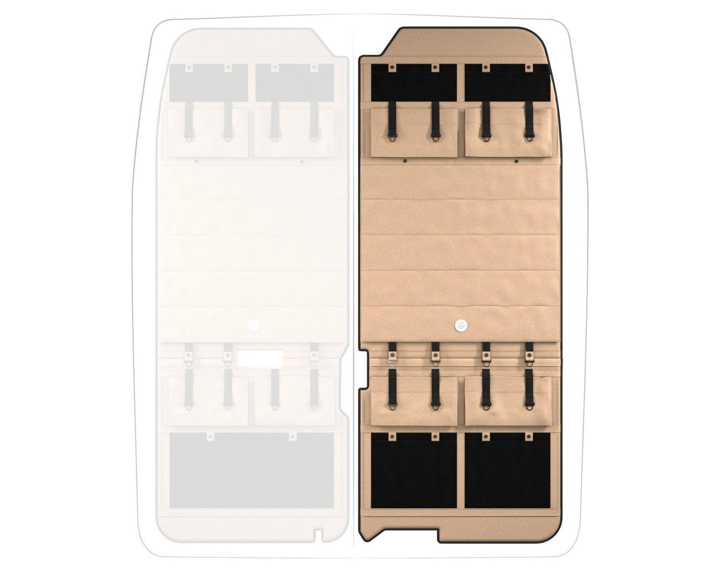 Moon Organizer Citroen Jumper II / Fiat Ducato III / Opel Movano III / RAM ProMaster / Peugeot Boxer II / Toyota ProAce Max