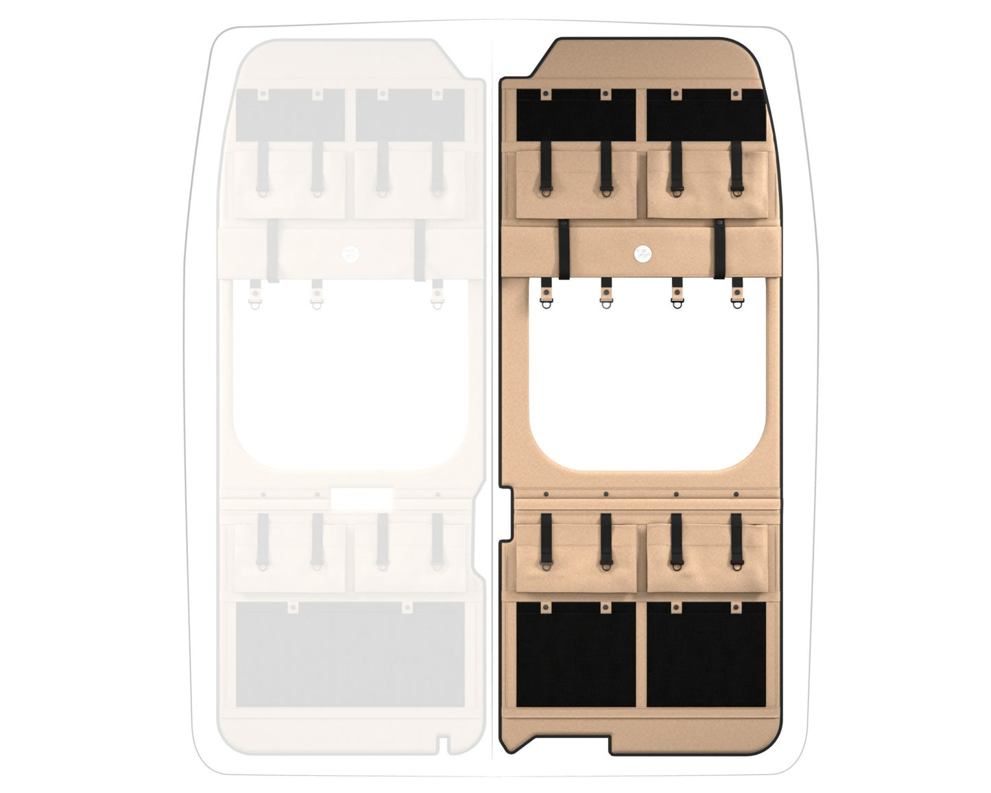 Moon Organizer Citroen Jumper II / Fiat Ducato III / Opel Movano III / RAM ProMaster / Peugeot Boxer II / Toyota ProAce Max