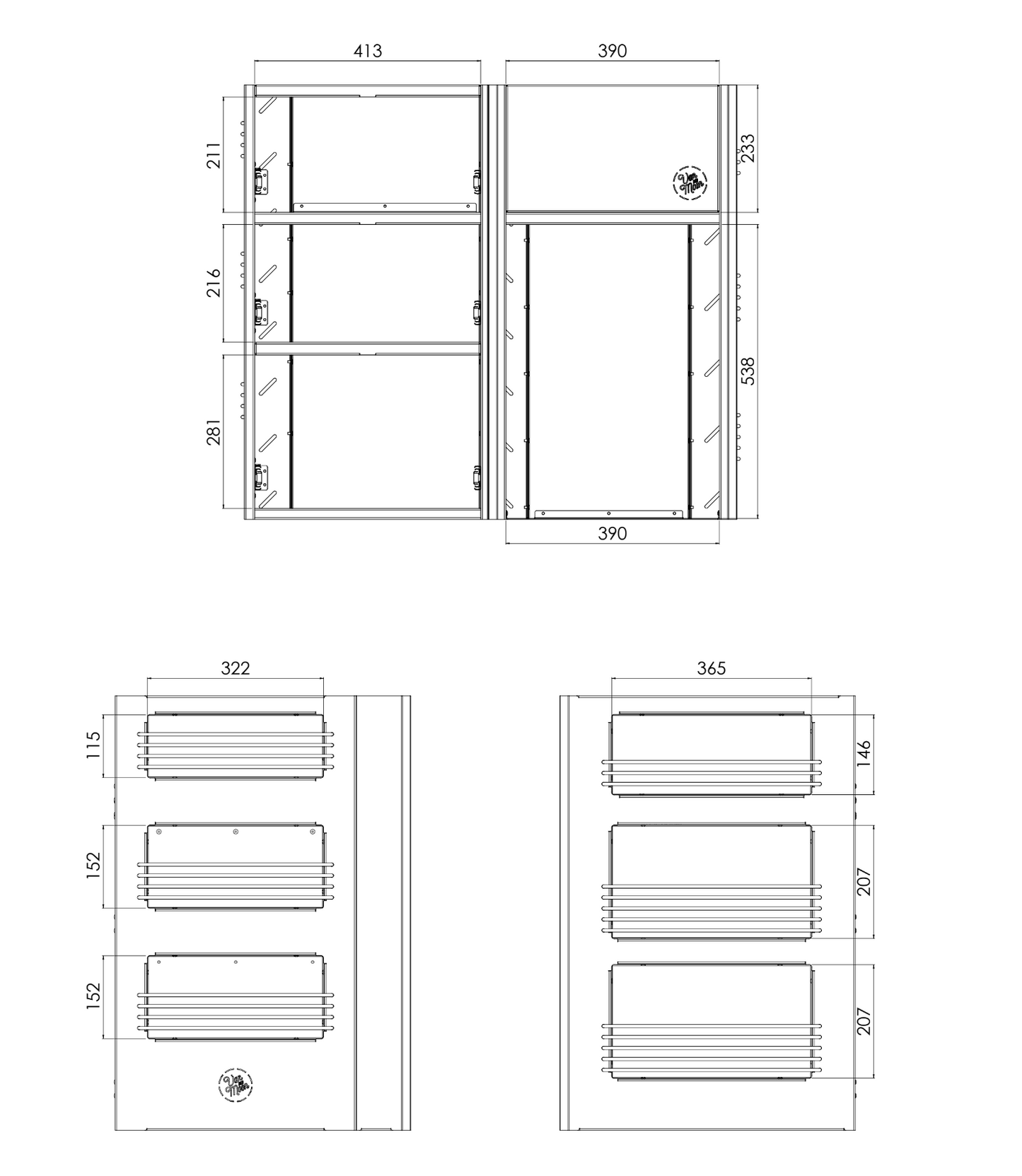 Moon Kitchen Solid Model 32