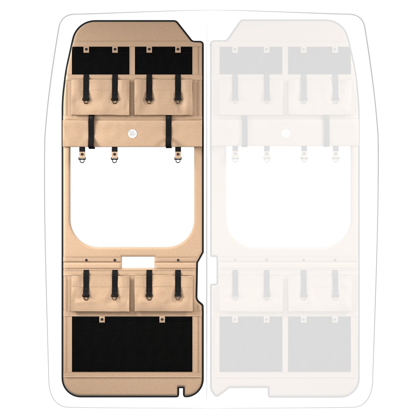 Moon Organizer Citroen Jumper II / Fiat Ducato III / Opel Movano III / RAM ProMaster / Peugeot Boxer II / Toyota ProAce Max
