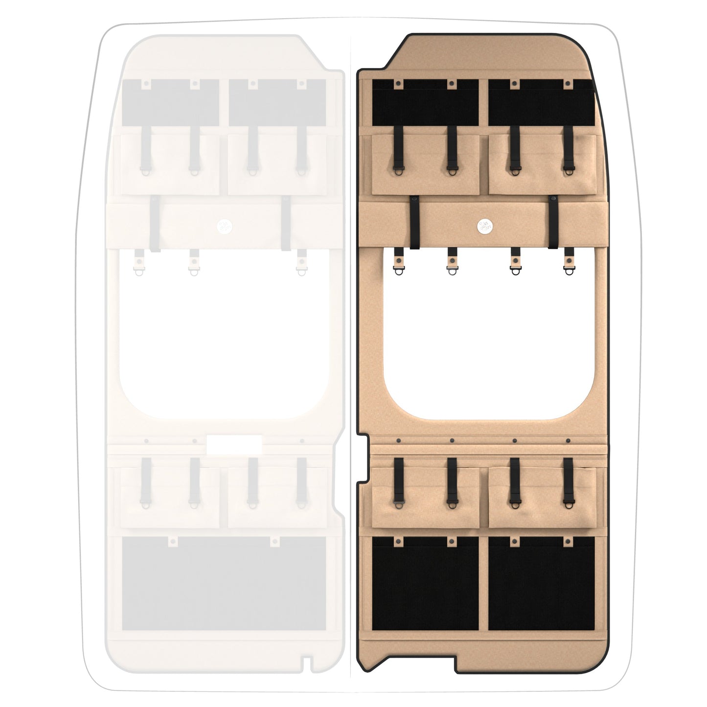 Moon Organizer Citroen Jumper II / Fiat Ducato III / Opel Movano III / RAM ProMaster / Peugeot Boxer II / Toyota ProAce Max