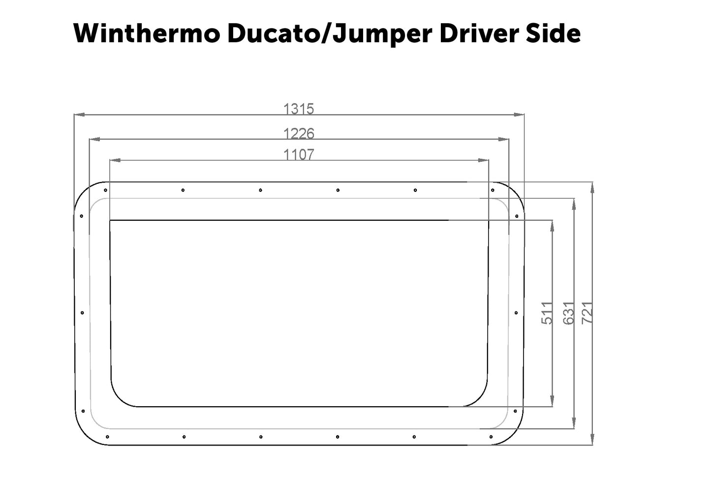 WinThermo Ducato / Jumper – førerside